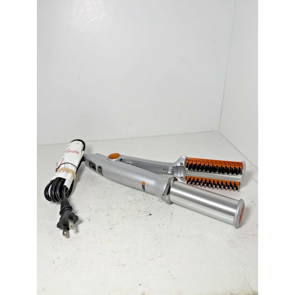 Instyler Rotating Hot Iron Hair Straightener 1.25" SILVER IS2.1-1001 WORKS